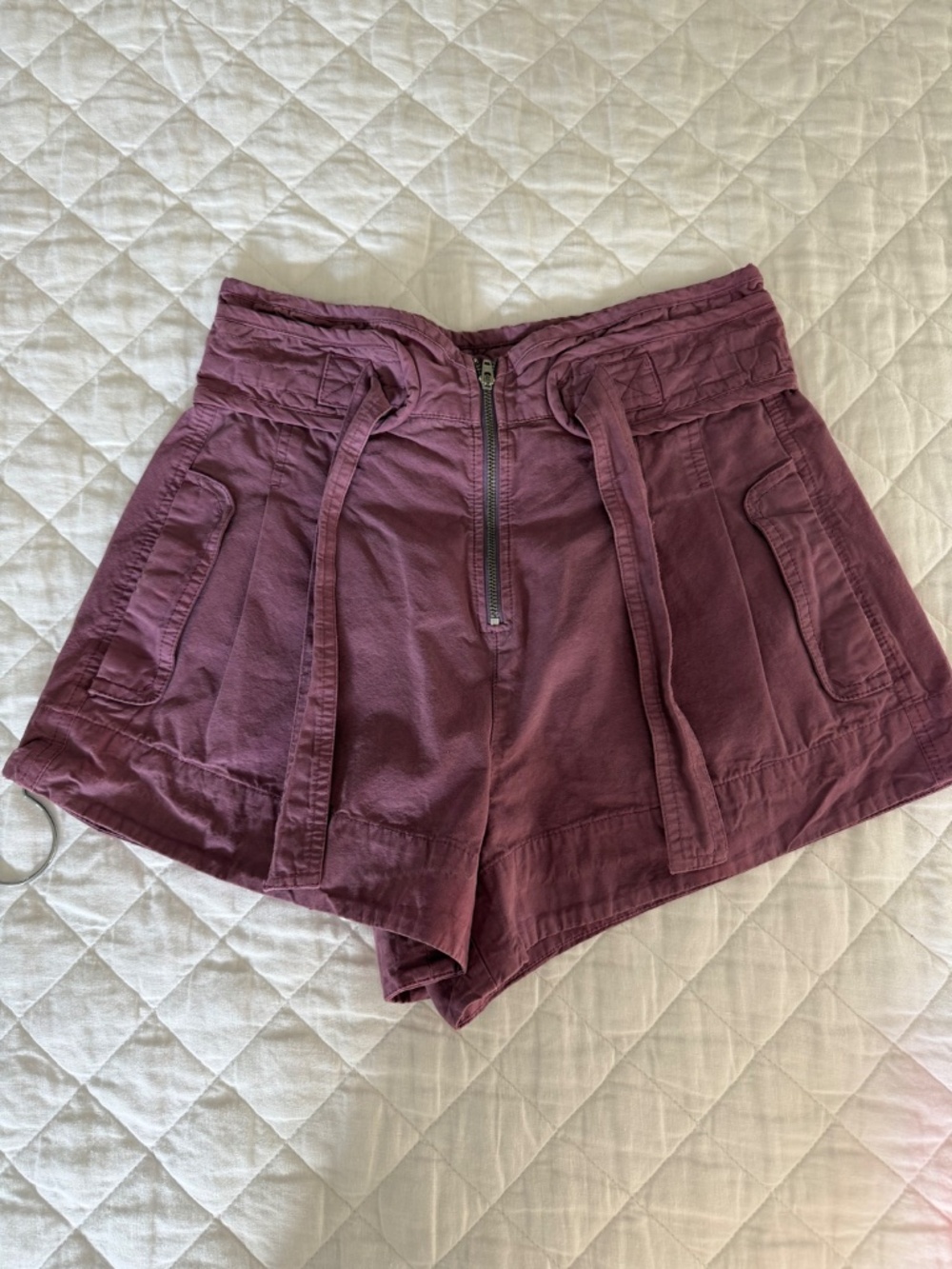 SEA New York purple shorts with tie - Picture 5 of 6